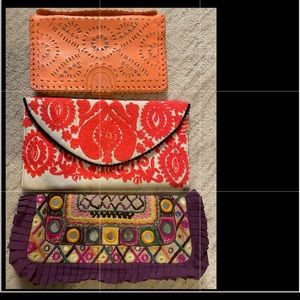 Three pretty summer pouches!